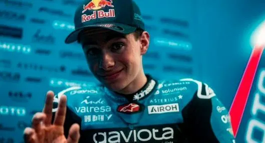 David Alonso colomboespañol ganador en Moto3 hizo historia