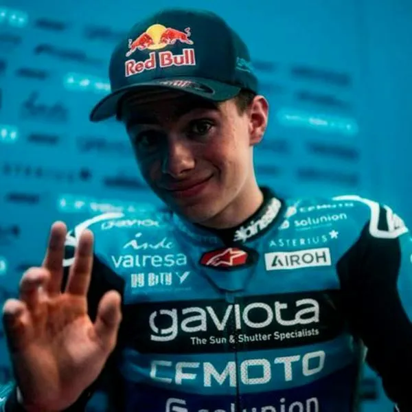 David Alonso colomboespañol ganador en Moto3 hizo historia