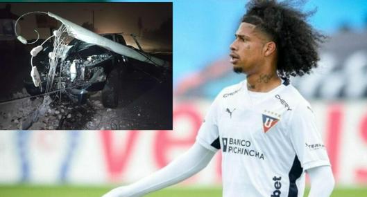 Futbolista Marco Ángulo lucha por su vida luego de accidente de tránsito Ecuador