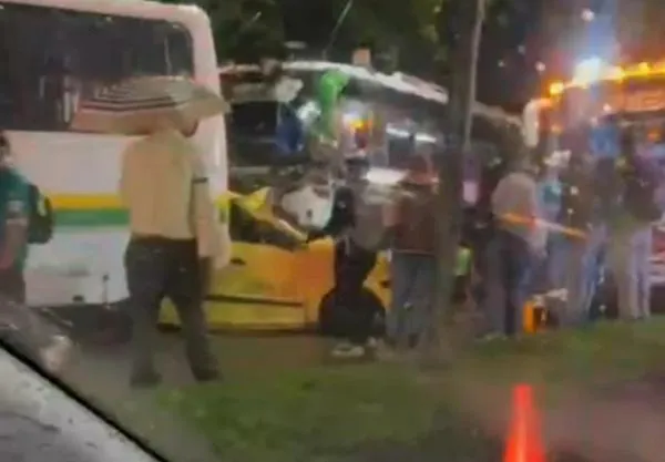 Accidente en avenida Las Palmas en Medellín: hay varios heridos en el lugar