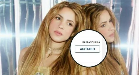 Fotos de Shakira y Eticket, en nota de qué se puede hacer si se quedó sin boleta para concierto de Shakira en Colombia