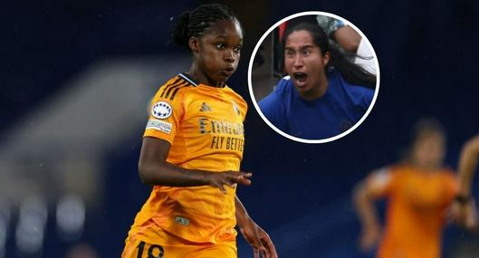 Fotos de Linda Caicedo y Mayra Ramírez, en nota con video goles de ambas jugadoras en Champions en Real Madrid-Chelsea