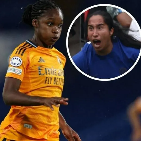 Fotos de Linda Caicedo y Mayra Ramírez, en nota con video goles de ambas jugadoras en Champions en Real Madrid-Chelsea