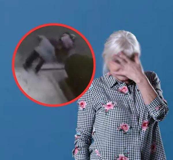 Ladrones tumban a una adulta mayor luego de robarla en Bucaramanga: hay video