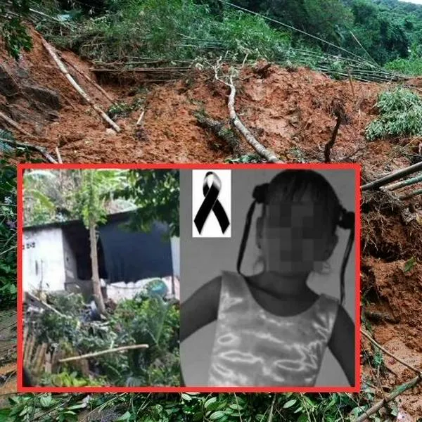 A niña le cayó una enorme ropa encima mientras dormía en su casa en Neiva