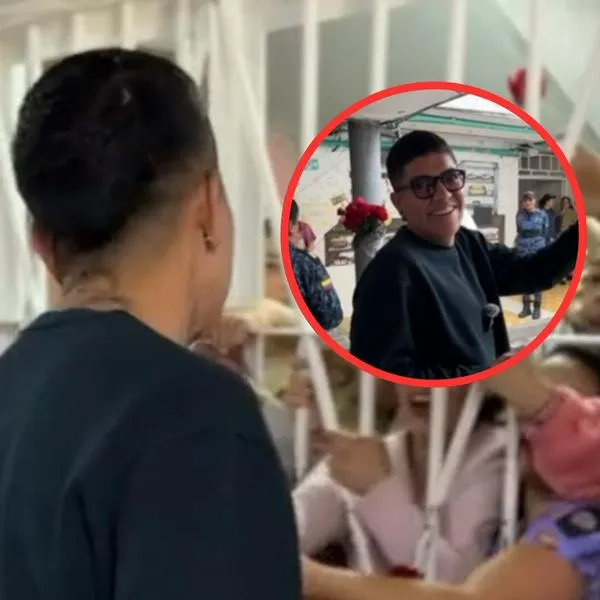 Nico Hernández e influencer Sebas Moreno visitaron cárcel y se llevaron sorpresa