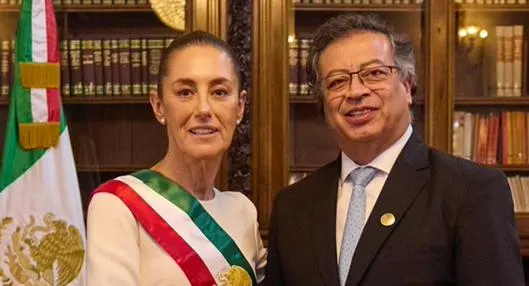 Presidenta de México defiende a Gustavo Petro por investigación del CNE