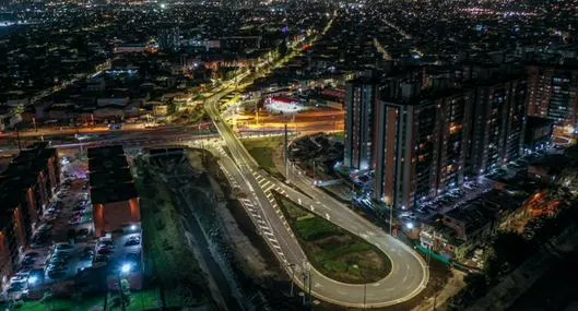 Nuevo puente de la tercera con avenida 68, en Bogotá