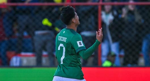 Miguel Tercero, autor del gol que le dio la victoria a Bolivia sobre la Selección Colombia, habló tras su gran anotación. No se cambia por nadie.