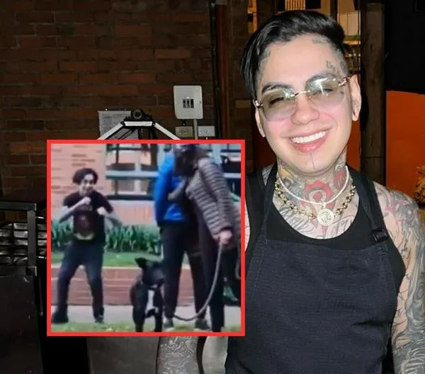 Nicolás Arrieta fue grabado golpeando a un vecino en calle de Bogotá: qué pasó