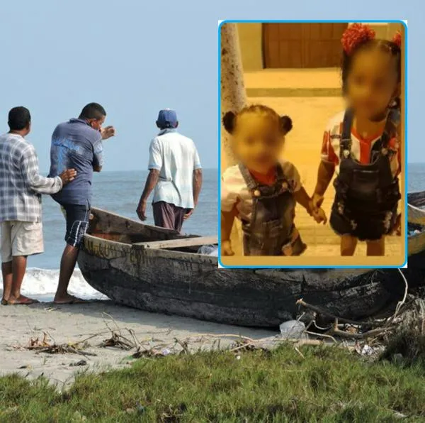 En esta playa de Pueblo Viejo, Magdalena, una ola se llevó a dos hermanas de 5 y 2 años. La mayor murió y la menor está desaparecida