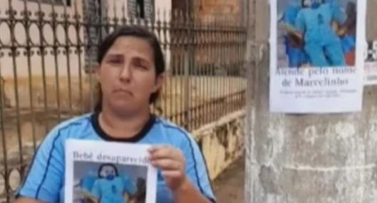 Mujer se casó con muñeco de trapo y denunció secuestro de hijo Marcelinho