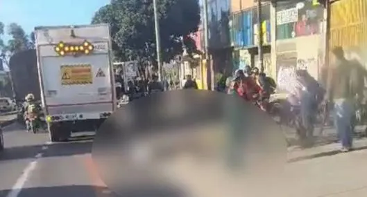 La movilidad en Bogotá está colapsada por accidentes que dejó a dos fallecidos