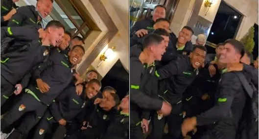 Jugadores de Bolivia celebraron y bailaron al ritmo de 'La bomba': video