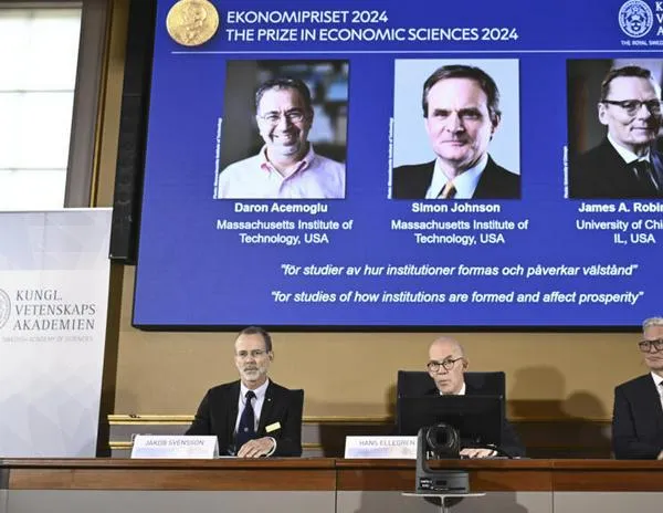 Nobel de Economía a tres investigadores que estudiaron la desigualdad de riqueza entre naciones