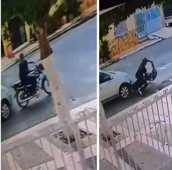 Conductor evitó que ladrones se salieran con la suya y les tiró carro por encima