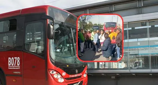 Cierran estación de Transmilenio por grave accidente de tránsito en la autopista Sur, en Bogotá. Al parecer, el incidente involucra a un colado. 