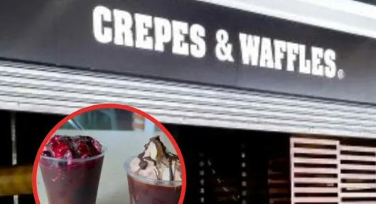 ¿Cuáles son las malteadas de Crepes and Waffles? Son cinco por menos de $ 15.000