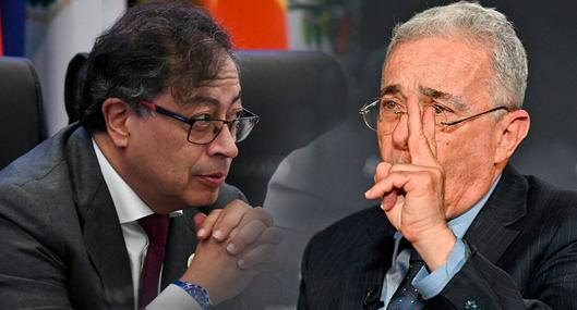 Gustavo Petro y Álvaro Uribe pelean por reforma laboral: "Usted delinquía"