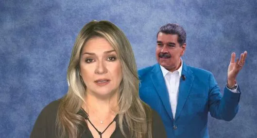 Nuevo choque entre Nicolás Maduro y Vicky Dávila.