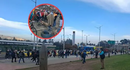 Movilidad en Bogotá hoy: bloqueos y manifestaciones en Usme desatan largos trancones