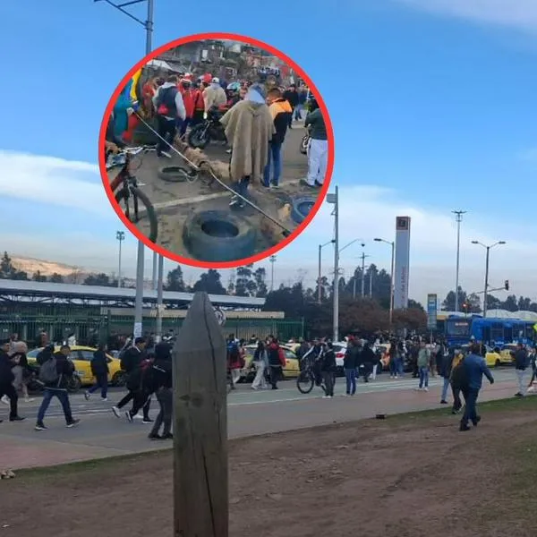 Movilidad en Bogotá hoy: bloqueos y manifestaciones en Usme desatan largos trancones