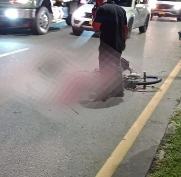 Niño de 2 años murió al ser atropellado por una moto en vía Medellín-Bogotá