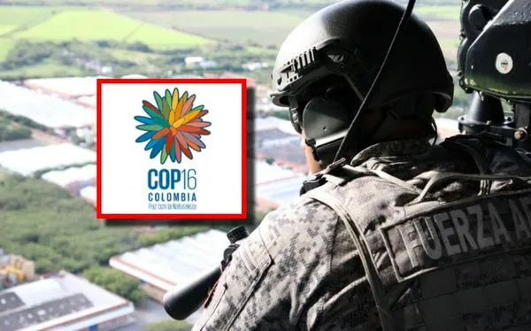 ¡Con tecnología de punta! Despliegue estratégico de la Fuerza Aérea en Cali, para la COP 16