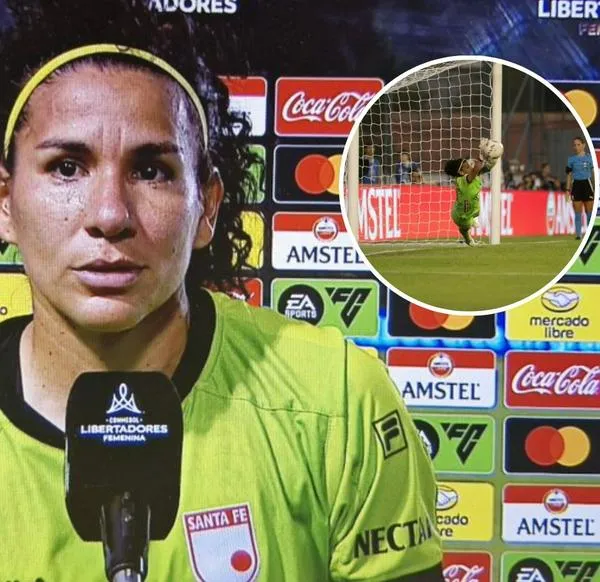 Así fueron las atajadas de Yessica Velásquez con las que Santa Fe pasó a la final de la Copa Libertadores Femenina. Había sido criticada.