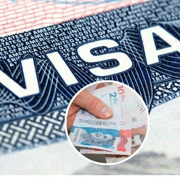 Foto de visado y dinro, en nota sobre cómo obtener visa americana si gana un salario mínimo, según experto en Colombia