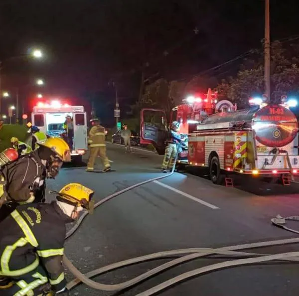 Incendio en Sabaneta, Antioquia, dejó pérdida de 80 millones de pesos en negocio
