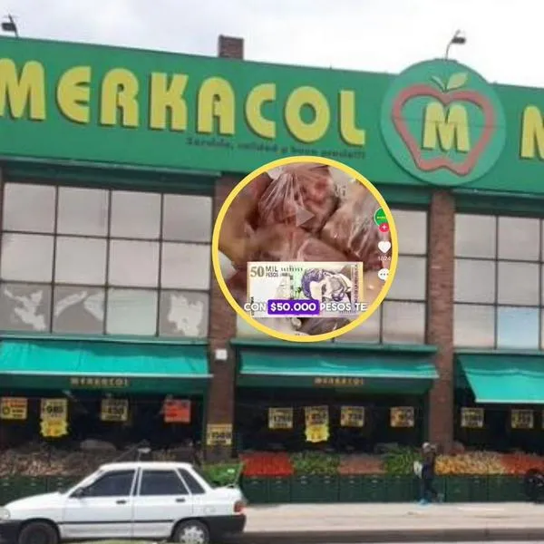Supermercado Merkacol la rompe con sus precios en carne desde $ 50.000