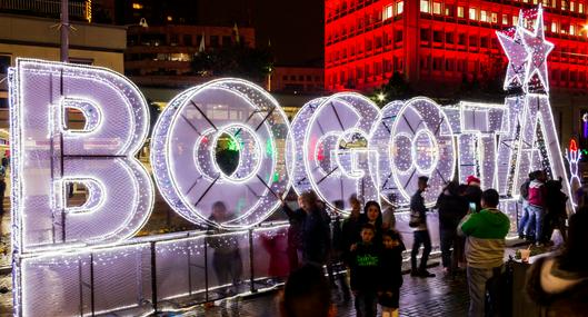 Alumbrado navideño en Bogotá tendrá cambios. 