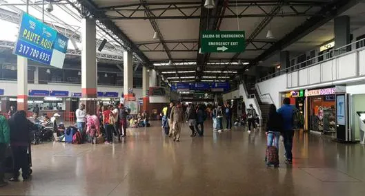 Foto de Terminal Salitre de Bogotá, en nota de cómo llegar al Terminal Salitre de Bogotá desde Transmilenio y precio de duchas