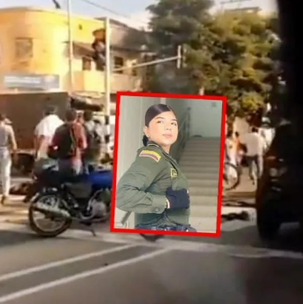 Patrullera de la Policía lucha por su vida tras grave accidente de tránsito; su compañero murió