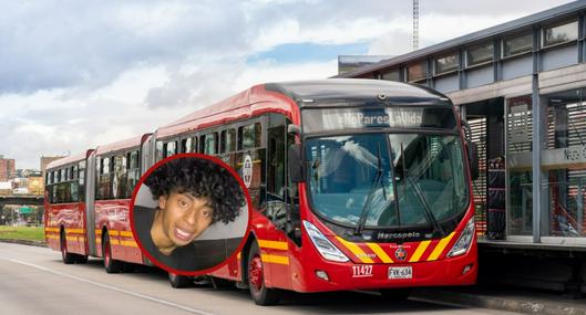 Sueldo de un cantante en Transmilenio.