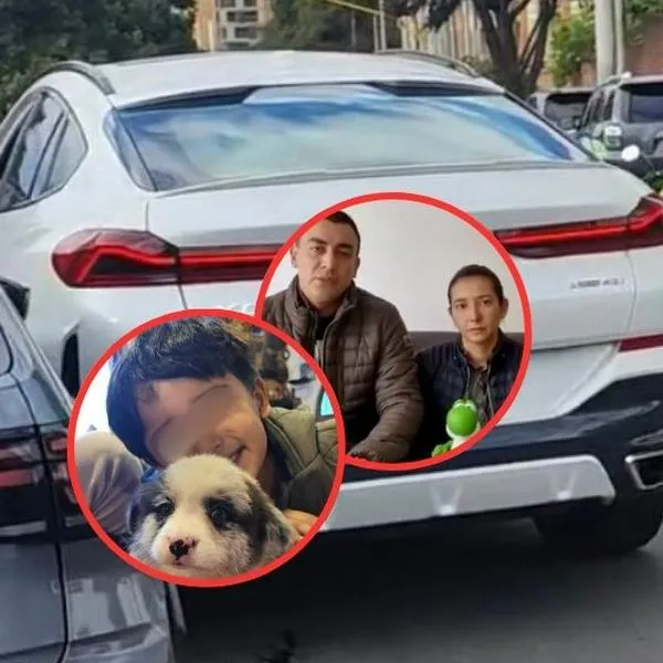 Este fue el carro que atropelló al niño Juan Felipe Camargo en Bogotá y lo mató. Según el papá del menor, la responsable no aparece