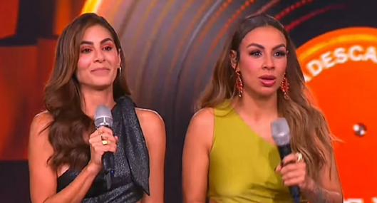 Carolina Soto y Maia, en nota sobre que la presentadora cantó en 'La descarga'