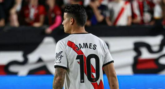 Cómo está James Rodríguez tras lesión con Rayo Vallecano; dan parte médico