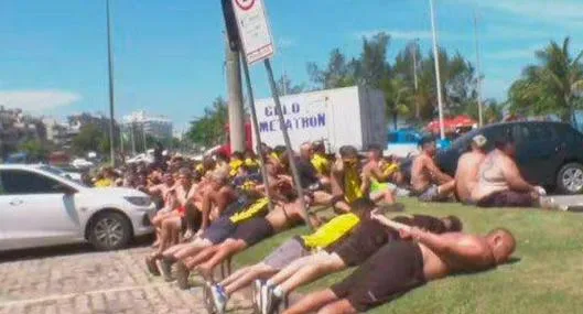 ¿Por qué inició pelea entre hinchas del Peñarol y la policía de Brasil