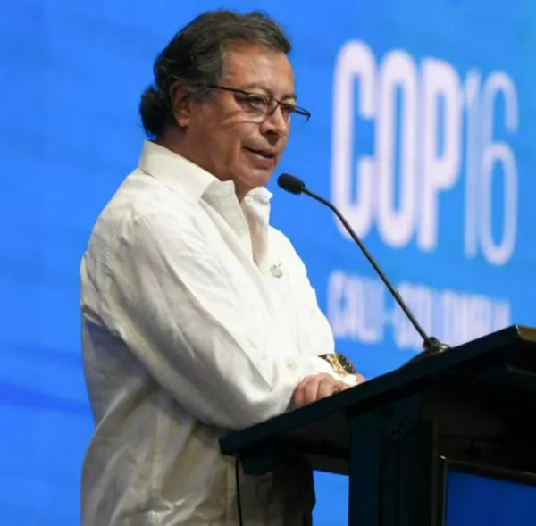 Gustavo Petro salió luciendo cabellera abundante en la COP16 y dicen qué se hizo