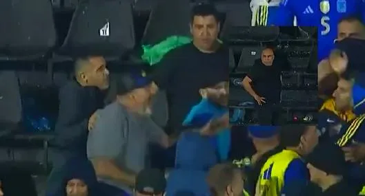 Video Chicho Serna y Riquelme frenando pelea en el Boca Juniors - Gimnasia