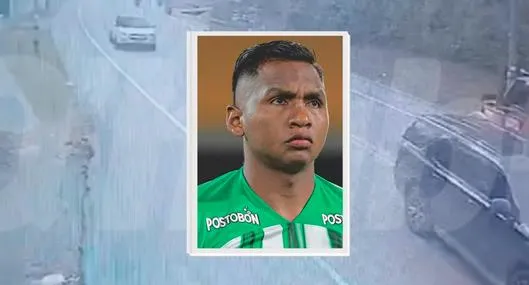 Así fue el momento exacto del accidente de tránsito de Alfredo Morelos en Rionegro