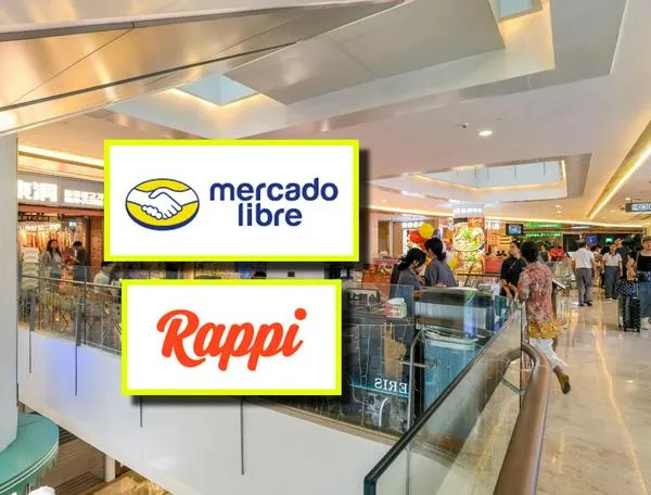 Mercado Libre, Rappi y otras dan tironazo a centros comerciales en Colombia