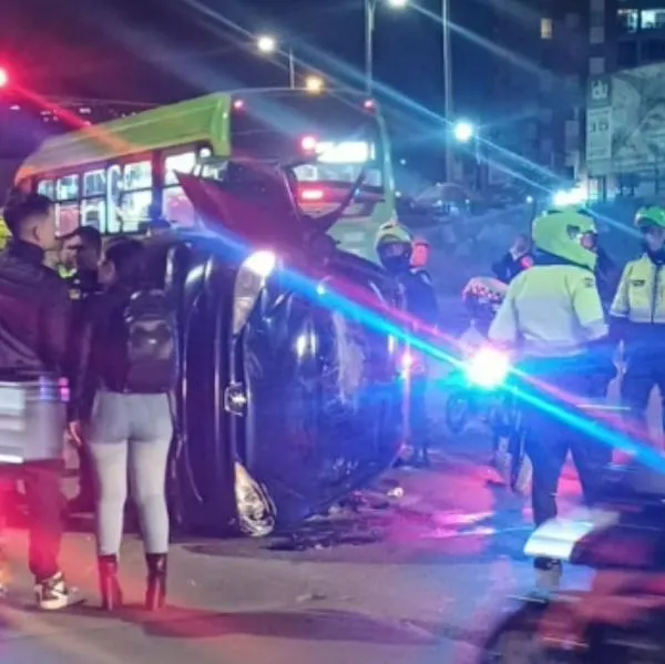 Accidente de causa caos vehicular en el suroccidente de Bogotá