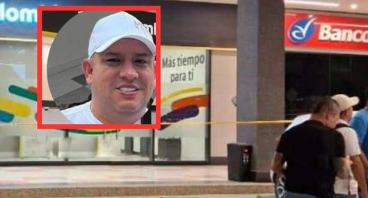 Identifican a hombre asesinado en cajero de un centro comercial; es el papá de una reconocida 'influencer' de Barranquilla. 