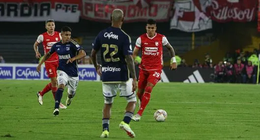 Santa Fe vs. Millonarios.