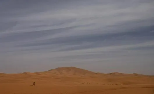 Lluvias torrenciales devuelven la vida al desierto del Sáhara en Marruecos