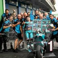 David Alonso, campeón de todo en Moto3, batió impresionante récord de Valentino Rossi