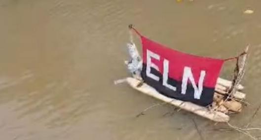 ELN manda explosivos en canoas para atentar contra poblaciones y FF.MM en Chocó